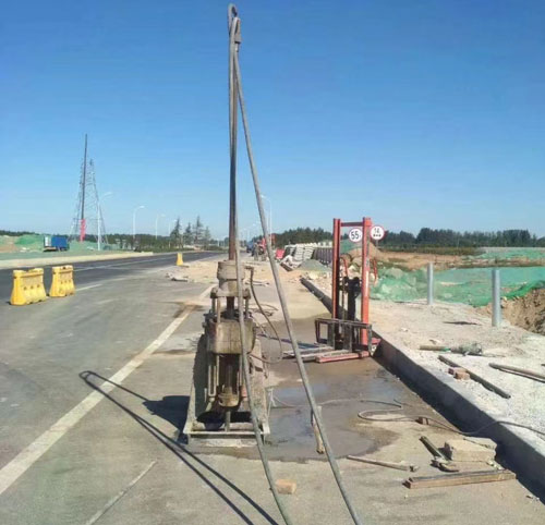 吉安公路高聚物注浆加固